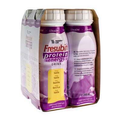 FRESUBIN PROTEIN ENERGY DRINK VANILLE FL 4X200ML