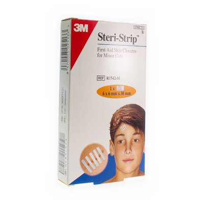 STERI-STRIP 3M STER 6,0MMX 38MM DOOS 1X 6 1542/1