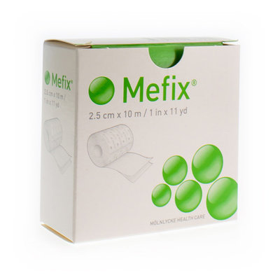 MEFIX ZELFKLEVENDE FIXATIE 2,5CMX10,0M 1 310250