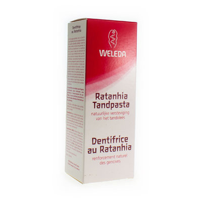 WELEDA TANDPASTA RATANHIA ROOS 75ML