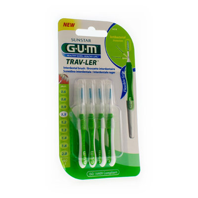 GUM PROXABRUSH TRAVEL TAP UFINE 4 1414