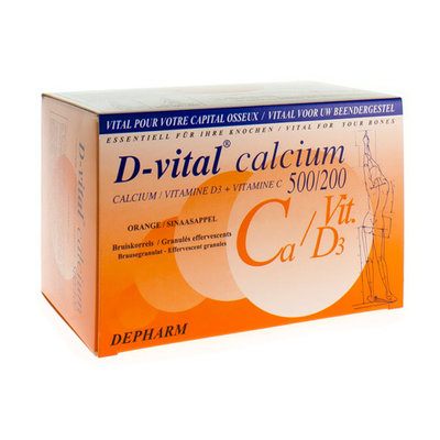 D VITAL CALCIUM 500/200 SINAAS ZAKJES 40