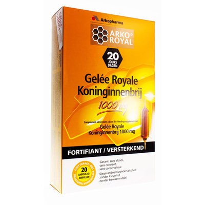 ARKOROYAL KONINGINNEBRIJ 1000MG AMP 20X15ML