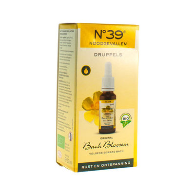 BACHBLOESEM BIO N39 NOODGEVALLEN DRUPPELS 20ML