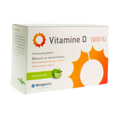 VITAMINE D 1000IU TABL 168 METAGENICS