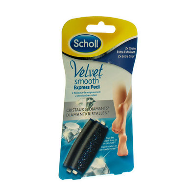 SCHOLL VELVET SMOOTH EXPR.PEDI 2ROL. 2 EXTRA GROF