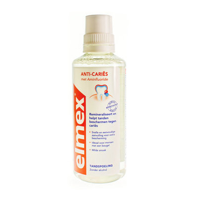 ELMEX TANDSPOELING ANTI CARIES NF 400ML