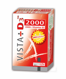 VISTA D3 2000 SMELTTABLETTEN 60