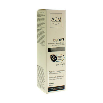 DUOLYS ZONNECREME ANTI AGING IP50+ 50ML