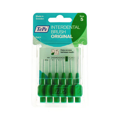 TEPE INTERDENTAL BRUSH 0,8MM GREEN 6