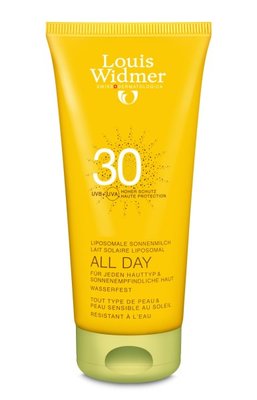 WIDMER SUN ALL DAY SPF30 ZONDER PARFUM TUBE 100ML