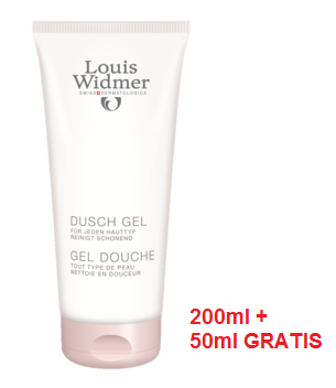 WIDMER DOUCHE GEL PARF PROMO 200ml + 50ml GRATIS